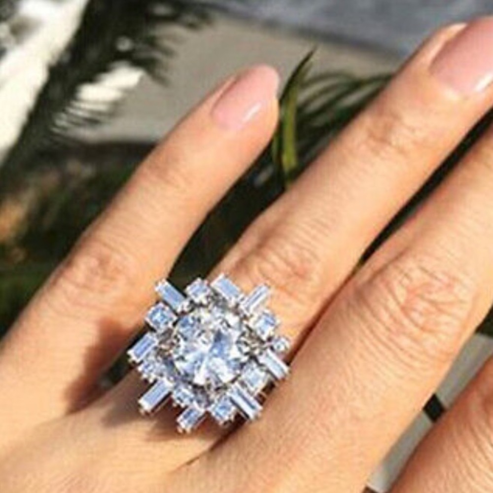 NWT LUXURY 925 Sterling silver Ring